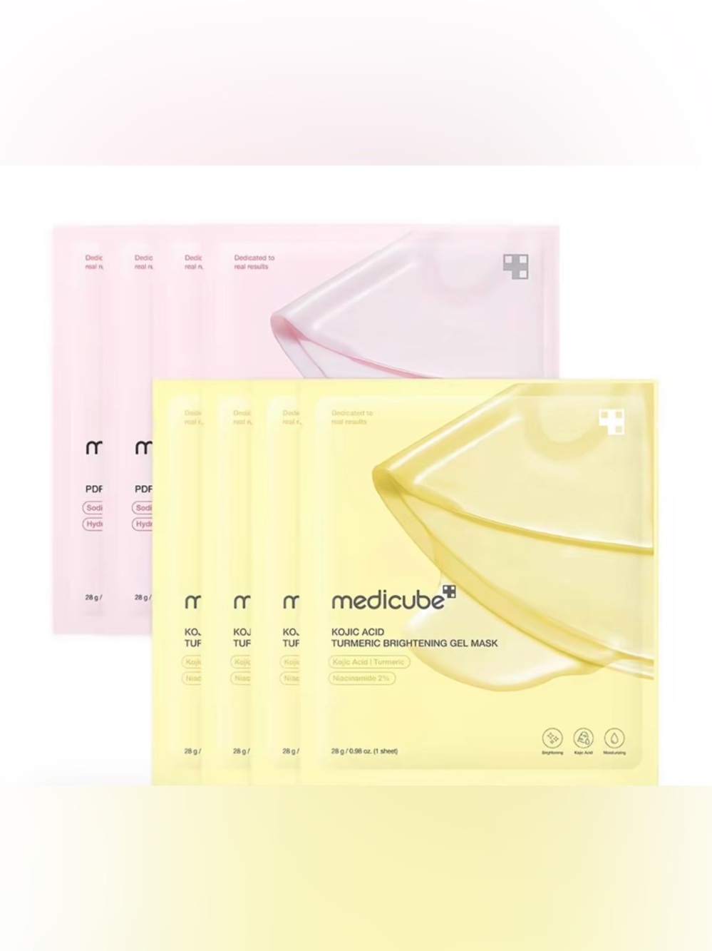 Medicube Kojic Acid Turmeric Brightening Gel Mask — Yellow